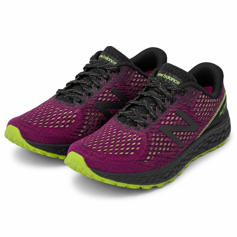 New Balance Fresh Foam Gobi v2 Purple Lime Trail Running Shoes Womens 9